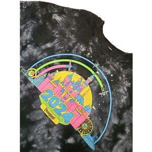 2024 Walt Disney World Tie-Dye Sweatshirt Cinderella's Castle, Buzz, Dumbo